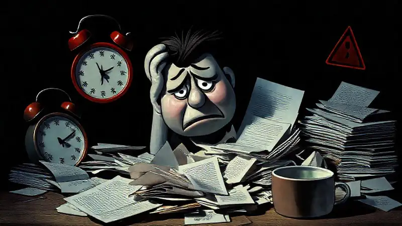 El trabajo lo llevó al límite