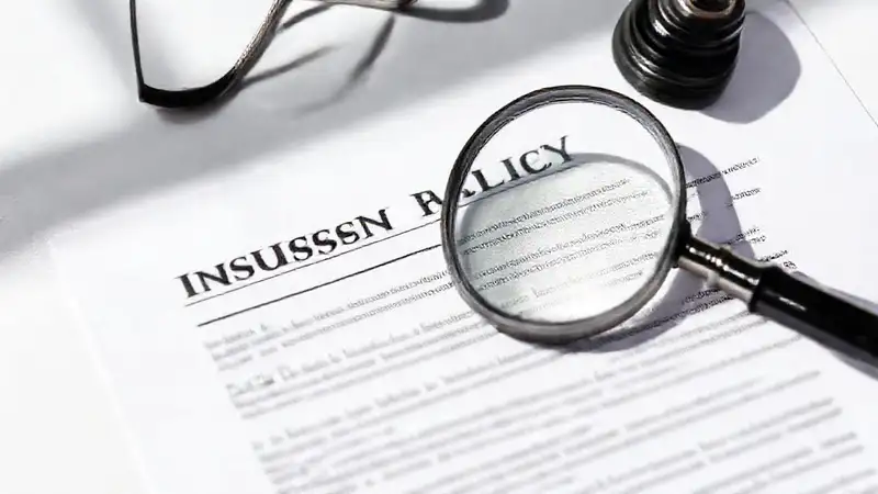 Documentos legales de seguro son serios