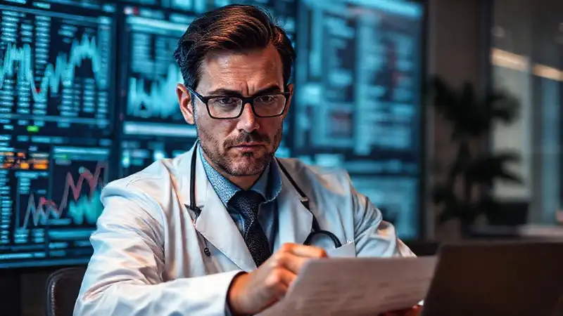 Un experto digital protege datos con preocupación