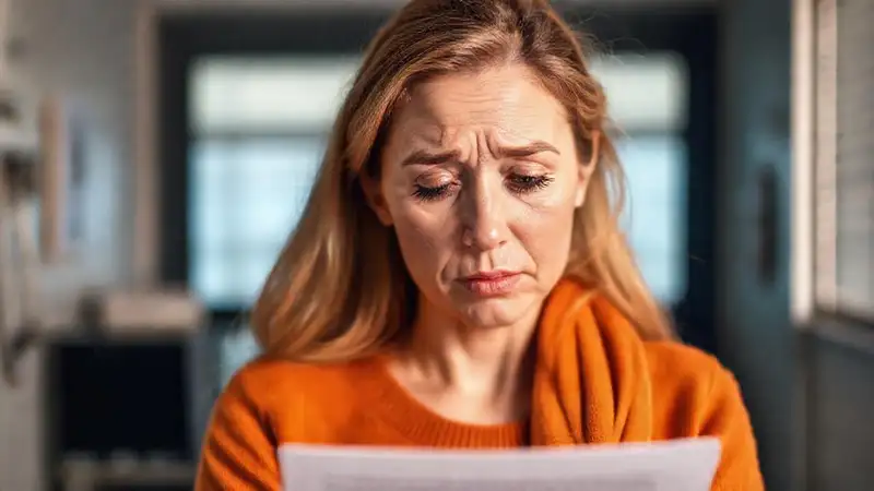 Una mujer amable consulta su salud