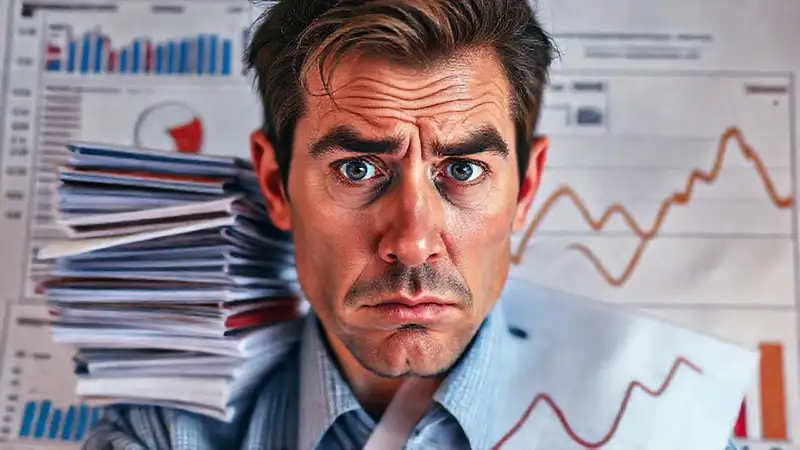 Gráficos financieros sugieren pólizas de seguro complejas