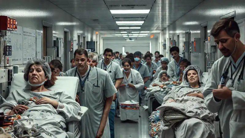 El hospital enfrenta crisis y esperanza