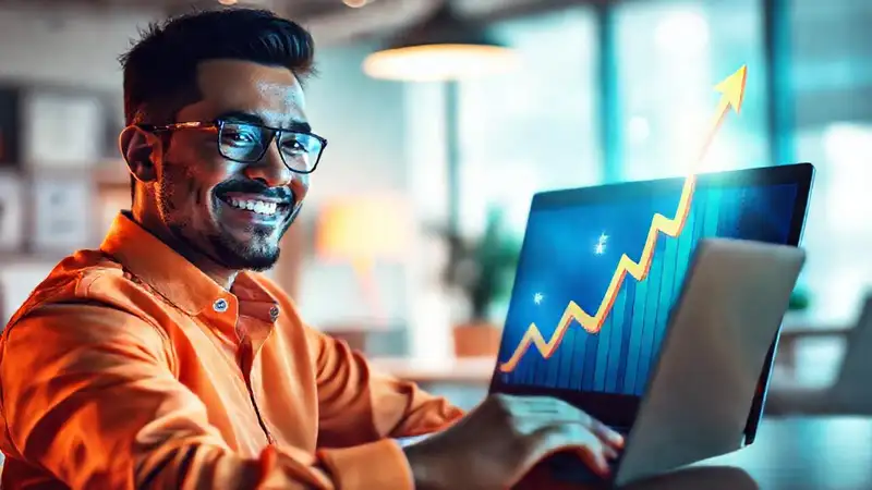 El emprendedor digital prospera con éxito