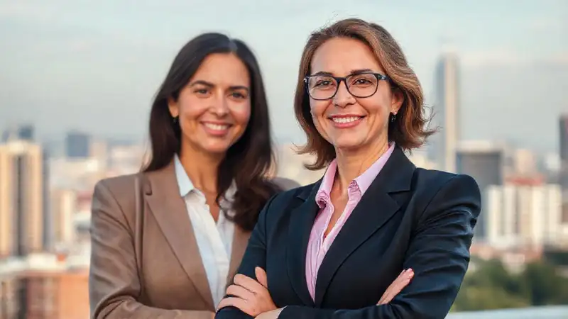 Ella ofrece seguridad familiar y profesional