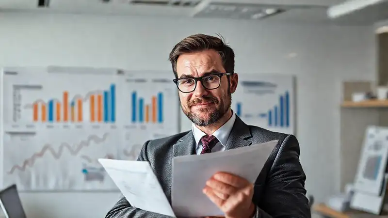 Un gráfico financiero transmite confianza profesional