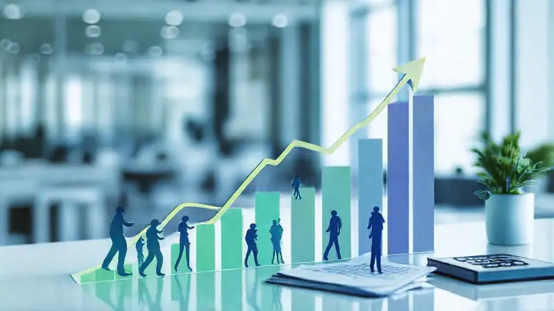 Crecimiento financiero, profesional y optimista
