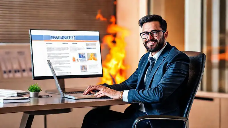 Un emprendedor digital seguro y moderno