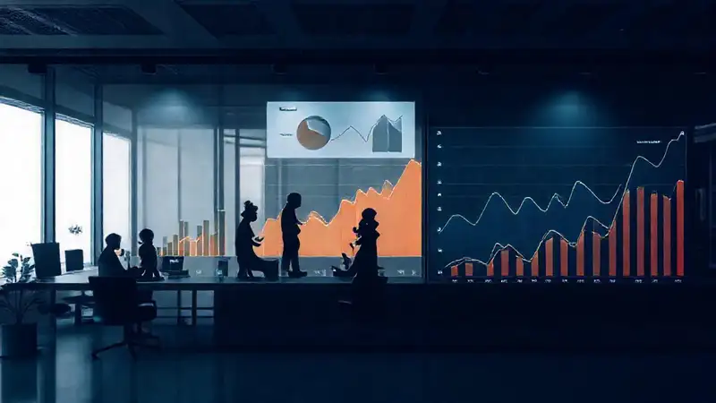 Seguros modernos visualizan crecimiento gradual y calmado