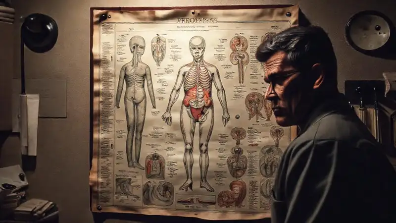 Un viejo diagrama médico es serio