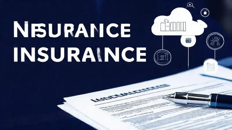 Documento de seguros moderno, diseño profesional y digital