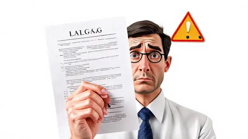 Documento legal: precaución y profesionalismo serios