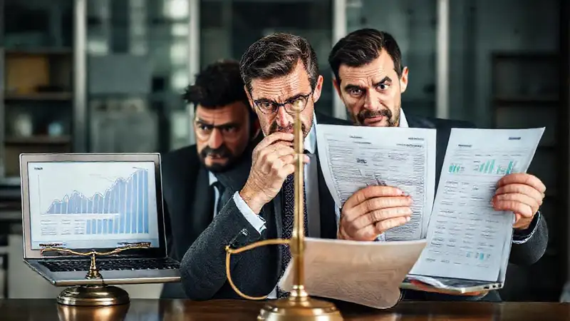 Negocios y decisiones inciertas reflejadas