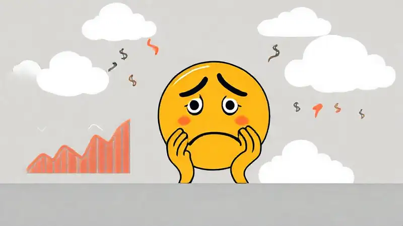 El mercado en declive refleja preocupación financiera