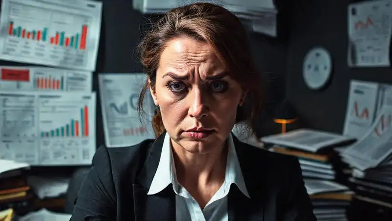 Una empresaria enfrenta una crisis financiera