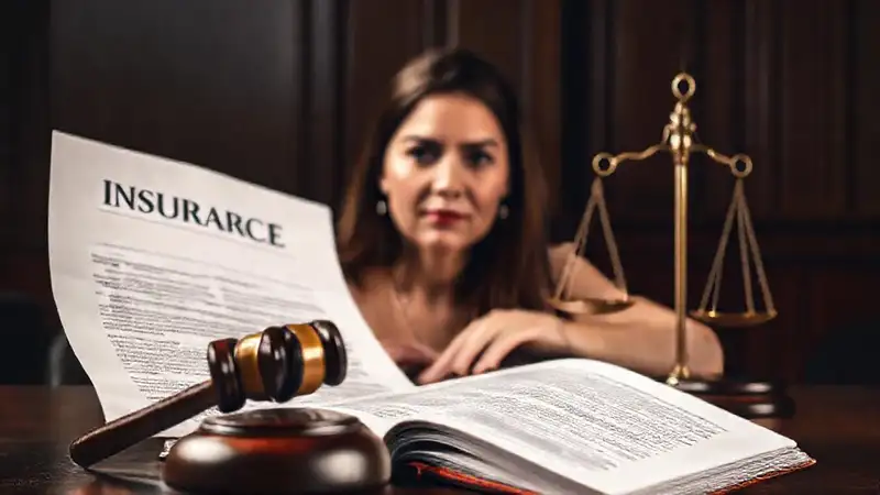 Una mujer segura examina un documento legal