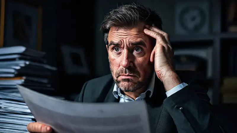 Un hombre confuso enfrenta problemas legales