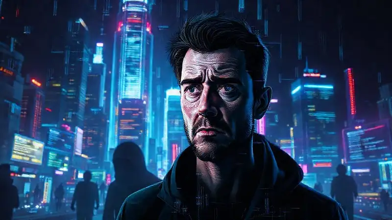Ciudad futurista, datos erráticos y ansiedad
