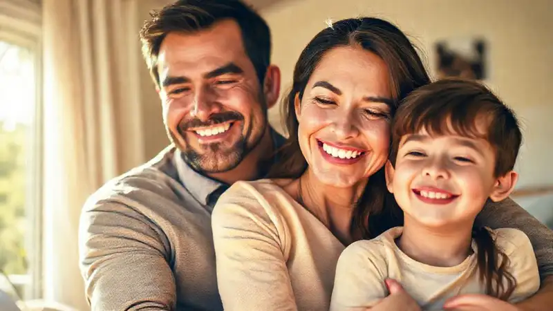 Familia segura, hogar y esperanza