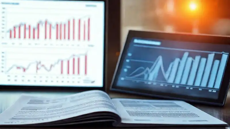 Interfaz digital presenta información financiera clave