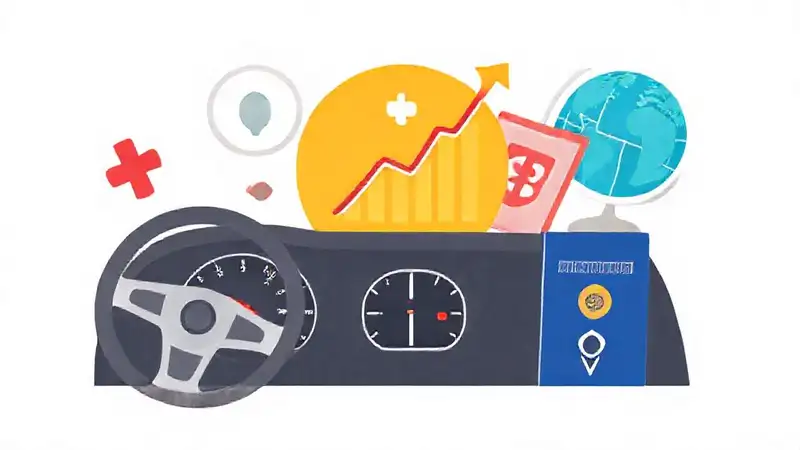 Símbolos informativos de seguros y viajes