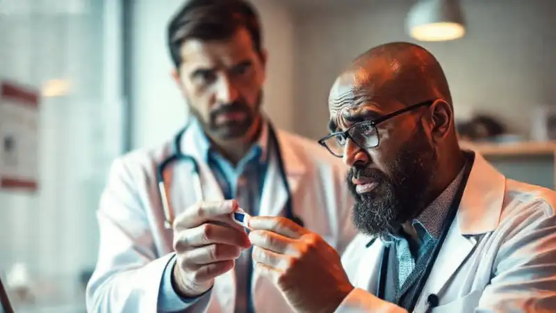 El médico evalúa un colesterol preocupante