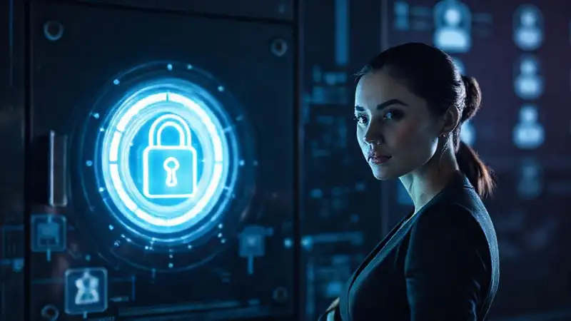 Seguridad digital futurista