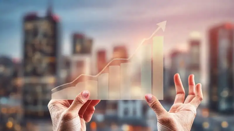 Gráficos ascendentes transmiten confianza y optimismo