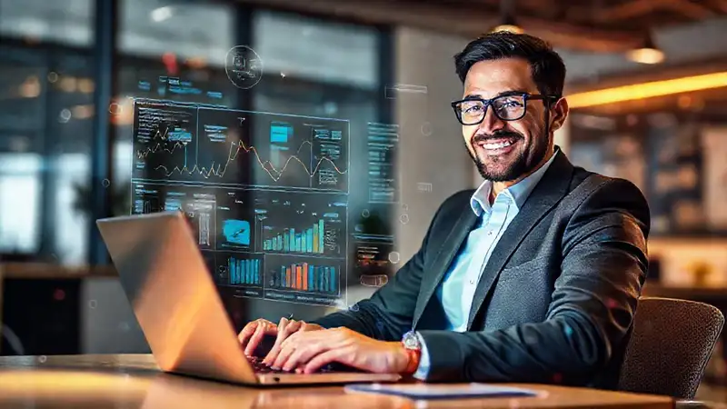 Emprendedor digital triunfa con datos