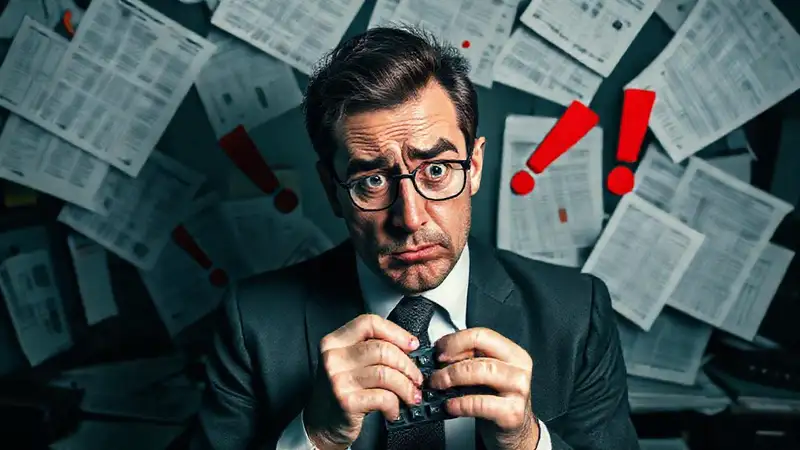 El hombre está en caos financiero