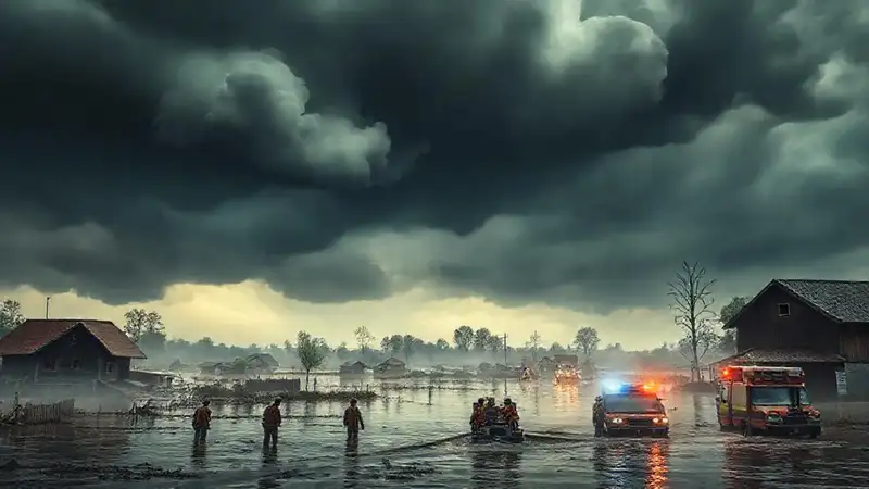 Tormenta devastadora y rescate esperanzador