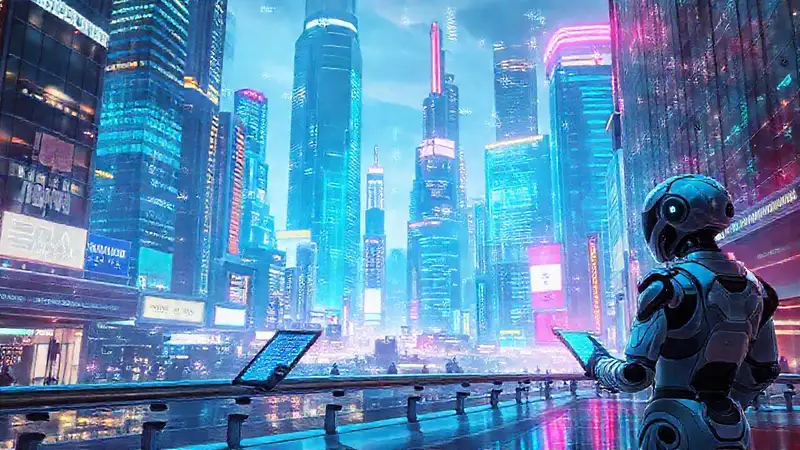 Una ciudad futurista