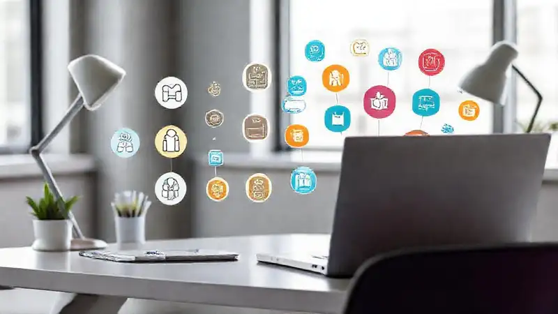 Un emprendedor digital moderno y profesional