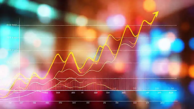Gráficos empresariales muestran rentabilidad dinámica