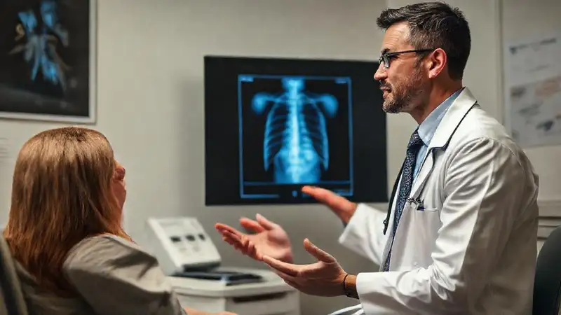 El médico busca un diagnóstico tranquilo