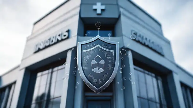 Un edificio de seguros protege datos legales