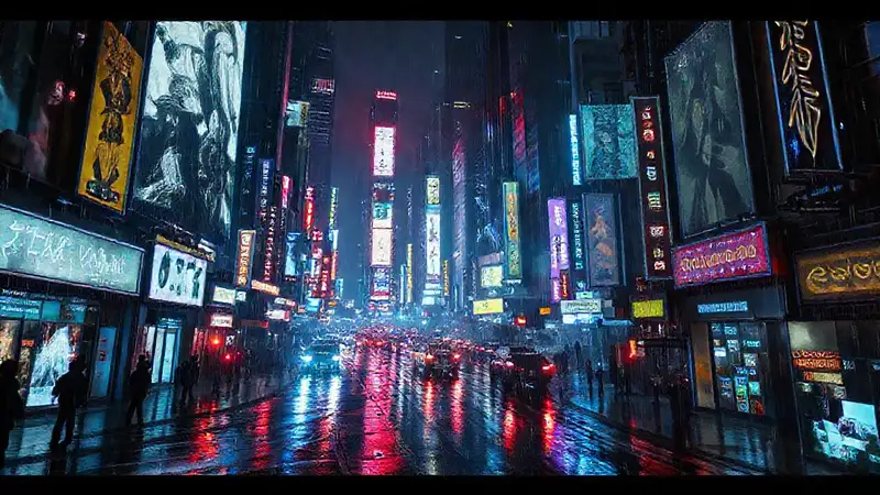Ciudad cyberpunk