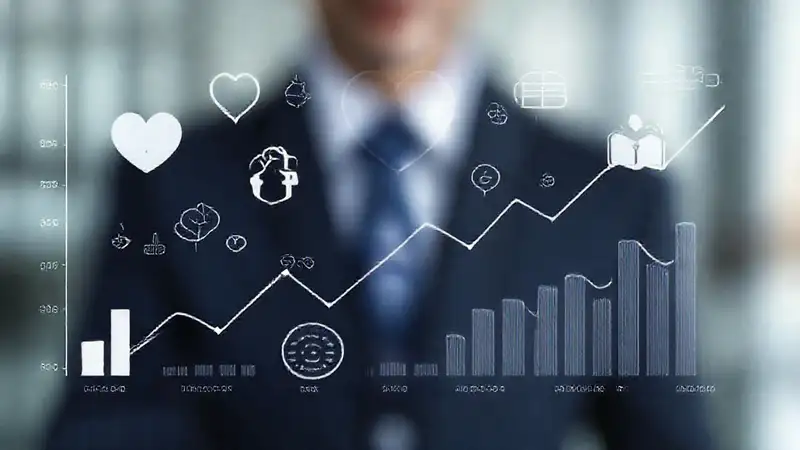 Gráfico de salud profesional y serio