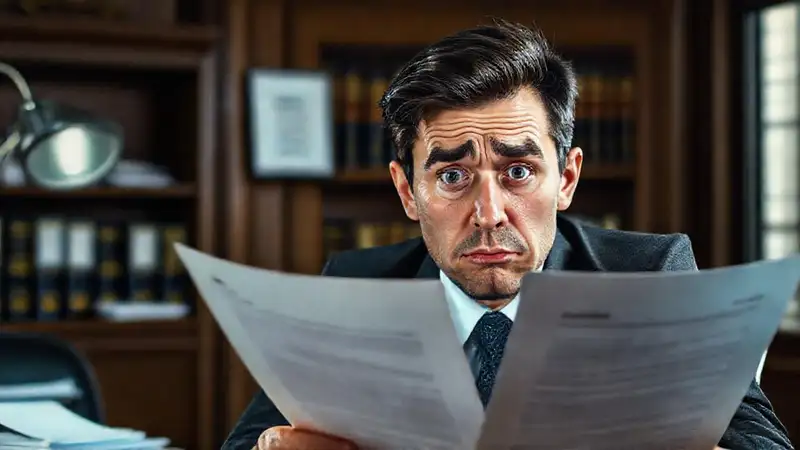 Abogados revisan documentos con preocupación