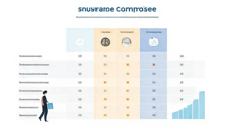 Un gráfico de seguros claro y profesional
