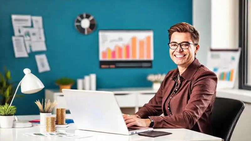 El pequeño empresario es exitoso y optimista