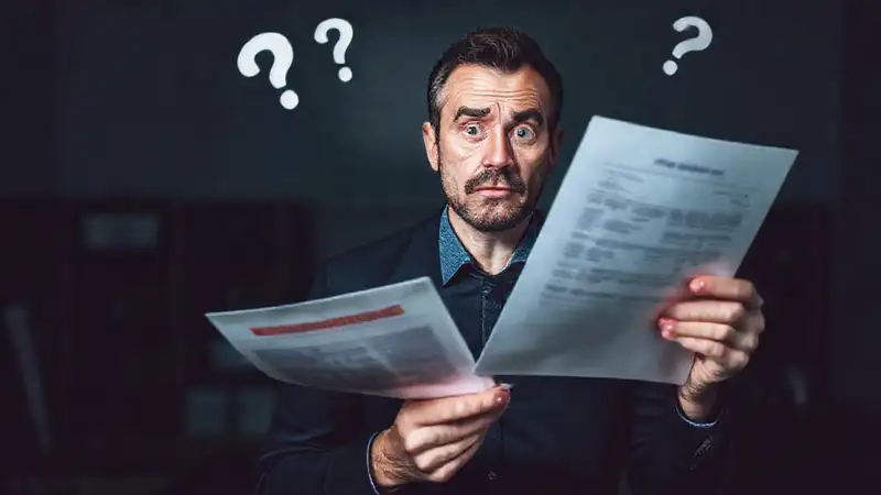 El hombre confuso enfrenta un seguro cancelado