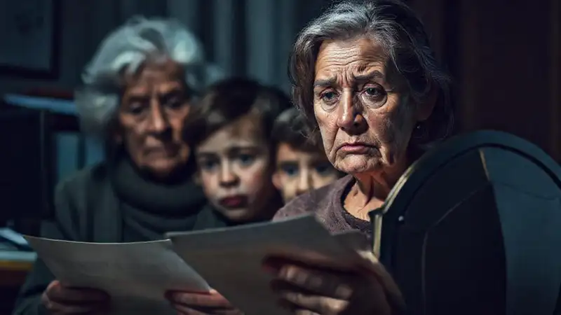 Preocupación, ansiedad y documentos en sombras