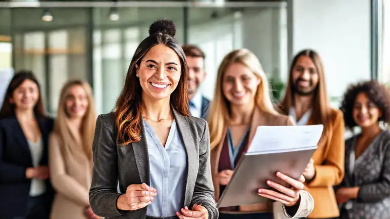 Ella inspira confianza con sus clientes