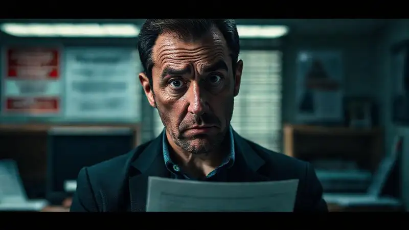 Un hombre confundido enfrenta problemas legales