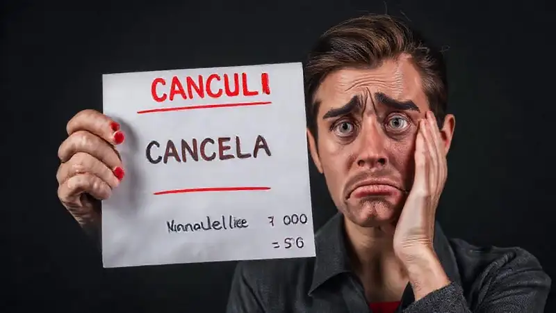 Cancelación frustrante causa pérdidas financieras