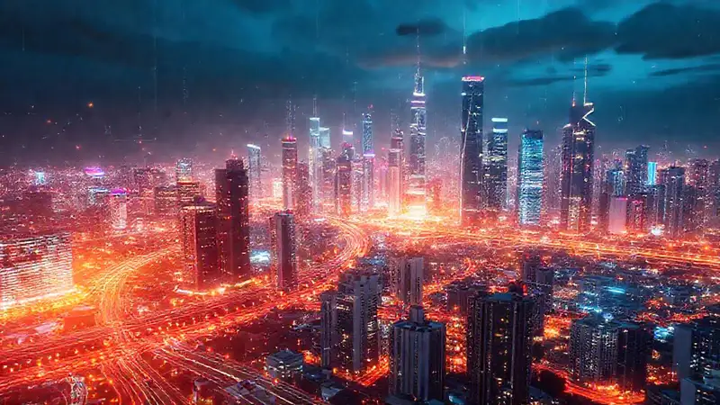 Una ciudad futurista promueve crecimiento optimista