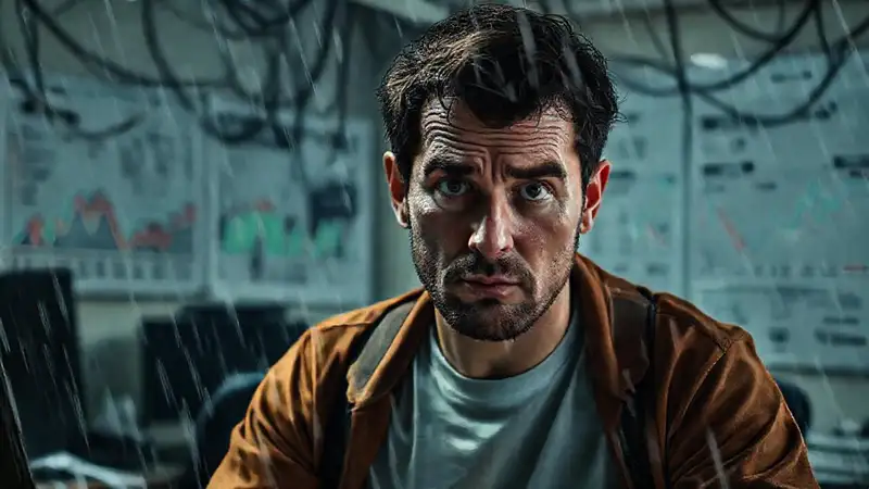 El fundador está angustiado en un caos