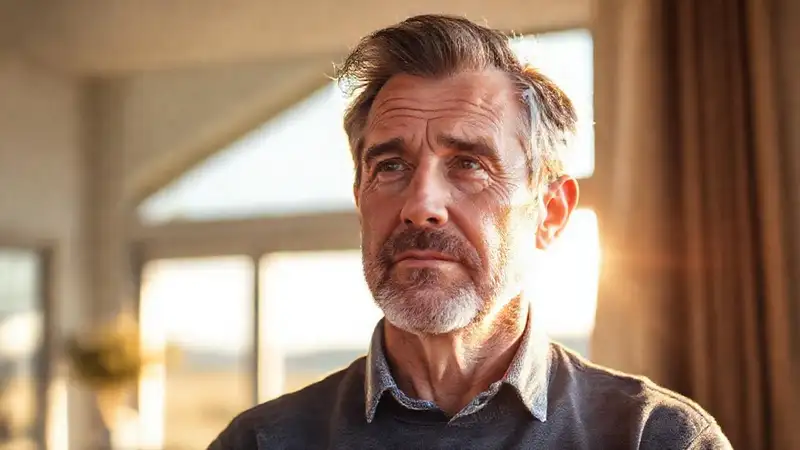 Un hombre seguro encuentra paz